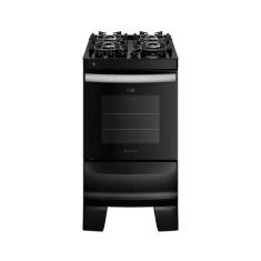 Fogão Atlas 4 Bocas Agile Up Com Mesa de Vidro Preto - Bivolt, Preto, 