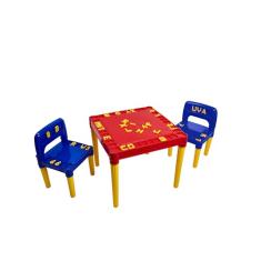 Mesa e cadeira Infantil Vermelha Tritec