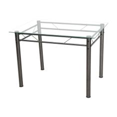Mesa de Jantar Retangular Palma Preta 107 cm