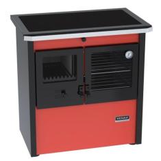 Fogao a Lenha N 1 Le Corbusier Vermelho - VENAX