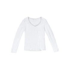 Blusa Feminina Básica Slim Manga Longa