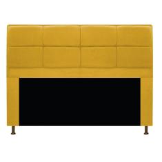 Cabeceira Munique 195 Cm King Size Suede Amarelo