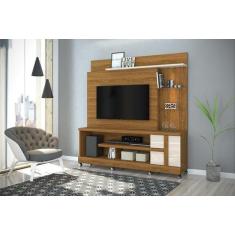 Home Theater Alan para TV de até 55 polegadas COM RODÍZIOS- NATURALE/ 