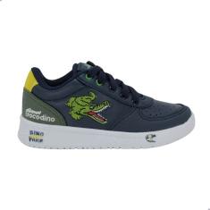 Tênis Masculino Infantil Vissi Crocodino Crt Azul