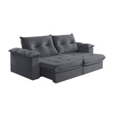 Sofá 2 Lugares Retrátil e Reclinável Martins M-164 Veludo - Martins Es