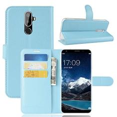 Oukitel K5, capa carteira flip de couro PU premium com compartimento para cartão, suporte e fecho magnético [capa interior à prova de choque de TPU] Compatível com Oukitel K5
