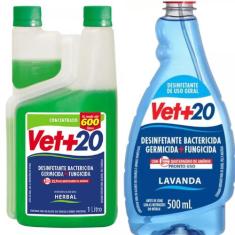 Desinfetante Concentrado Bactericida 1L + 500ml - VET+20 - Vet + 20