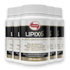 Kit 5 Lipix 6 Vitafor 120 Cápsulas