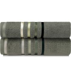 Jogo de Toalhas 2 Peças Banhão Gigante Fio Penteado Lumina Karsten