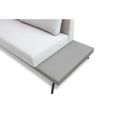 Sofa Game 3 Lugares 210 Neo Mescla Bege E Cinza Claro