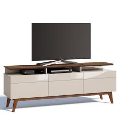 Rack Classic 3 Gavetas e Prateleira Off White Freijó Imcal