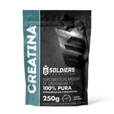 Creatina Monohidratada 250g - 100% Pura Importada - Soldiers Nutrition