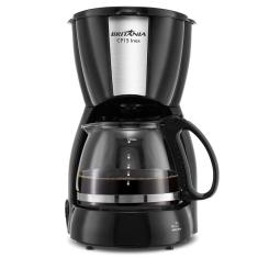 Cafeteira Britânia CP15 Vidro Preto Com Inox 220V