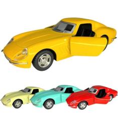 Carrinho De Ferro Miniatura Ferrari 275 GTB Abre Porta Metal - Europio