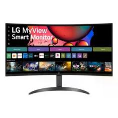 Monitor LG MyView Smart 34SR60QC-B Tela curva WQuadHD