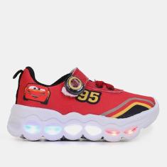 Tênis Infantil Disney Carros Led Masculino-Masculino