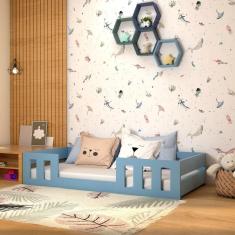 Cama Infantil Montessoriana Play Azul