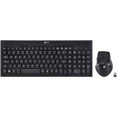 Teclado & Mouse sem Fio Dynamic ABNT2/1200DPI Preto USB - DC100 - Vini
