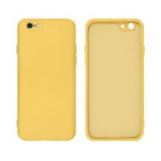 Capinha iPhone 6 e 6S Proteção Câmera Silicone - GCM, Amarelo