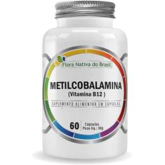 Metilcobalamina (Vitamina B12) 60 Caps de 500mg Flora Nativa do Brasil