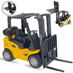 Miniatura Empilhadeira De Metal Carrinho Brinquedo C/Fricção - Europio