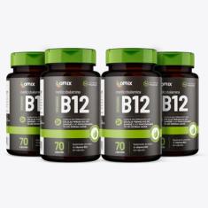 Kit 4x - Vitamina B12-70 cápsulas - Omix