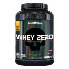 Whey zero (com lactase) black skull - 900g, N/A, CHOCOLATE, N/A, Prote