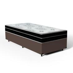 Cama Box com Colchão de Espuma D45 Pillow In Anjos OrtoConfort Solteir