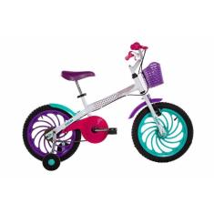Bicicleta Caloi Ceci - Aro 16 - Branco-Feminino