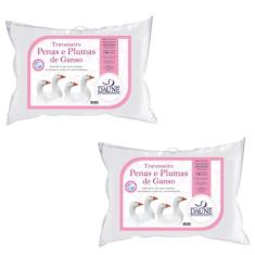 Kit 2 Travesseiros Hotelaria - Penas e Plumas - Daune