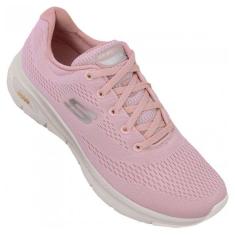 Tênis Skechers Arch Fit Feminino - Rosa