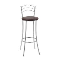 Banqueta para Cozinha Bc26/a A109 Cromado/Marrom