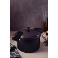 Panela de Pressão Tramontina Valência Rev. Cerâmico 7L Preto