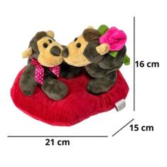 Casal Pelúcia Urso Bichinhos Apaixonado - TUKA TOYS