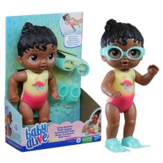 Boneca - Baby Alive Sunny Swimmer Negra HASBRO