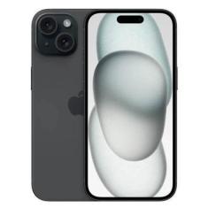 iPhone 15 Apple 256GB, Câmera Dupla, 48MP, 6.1" Super Retina XDR OLED, Preto
