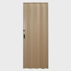 Porta Sanfonada de Pvc 80cm X 210cm Bege