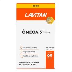Lavitan Ômega 3 1000 mg - 60 Cápsulas Gel - Cimed