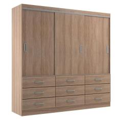 Guarda Roupa Casal Isabela 03 Portas 09 Gavetas - Demolição Demolição