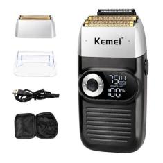 Barbeador Portátil Profissional Elétrico Recarregável Kemei - RELET