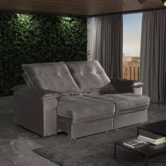 Sofá 2 Lugares 1,80m Retrátil e Reclinável Matteo Bom Pastor