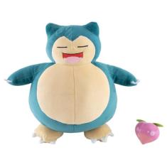 Pelúcia De Luxo Boneco Pokémon Snorlax Com Som e Acessório - Sunny Bri