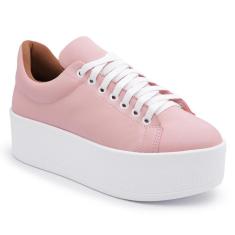 Tênis Casual Feminino Flatform Cano Baixo Confortável-Feminino