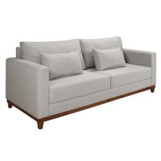 Sofá 3 Lugares Bahamas Linho Gelo 230 cm