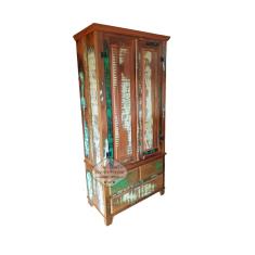 Guarda Roupa 2 Portas em Madeira de Demolição Sudeste Rústico