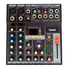 Mesa De Som Profissional Mixer 7 Canais Digital Efeitos Usb