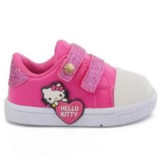 Tênis Infantil Feminino World Colors Hello Kitty Rosa 303002-Feminino
