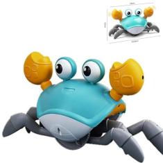 Caranguejo Brinquedo Fujão Sensor Dança E Som Eletrônico