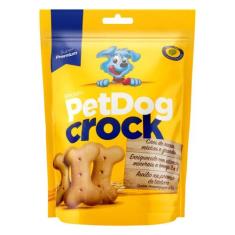 Biscoito Pet Dog Crock Tradicional para Cães Porte Médio e Grande 250g