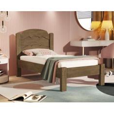 Cama de Solteiro MDF Estrados Reforçados Lais-Envio Imediato - Home A.